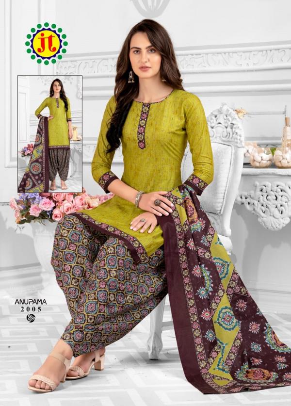 JT Anupama Vol-2 Cotton Designer Patiyala Dress Material